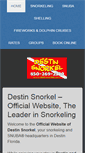 Mobile Screenshot of destinsnorkel.com